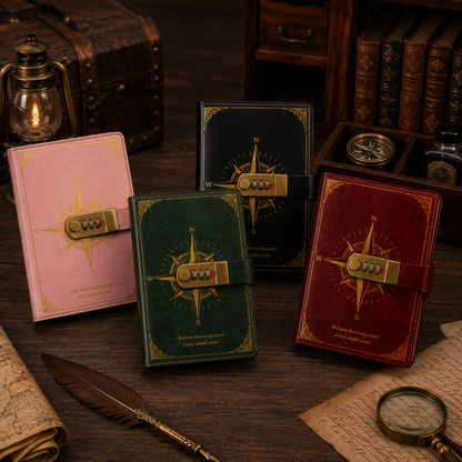 Vintage Lockable Notebook