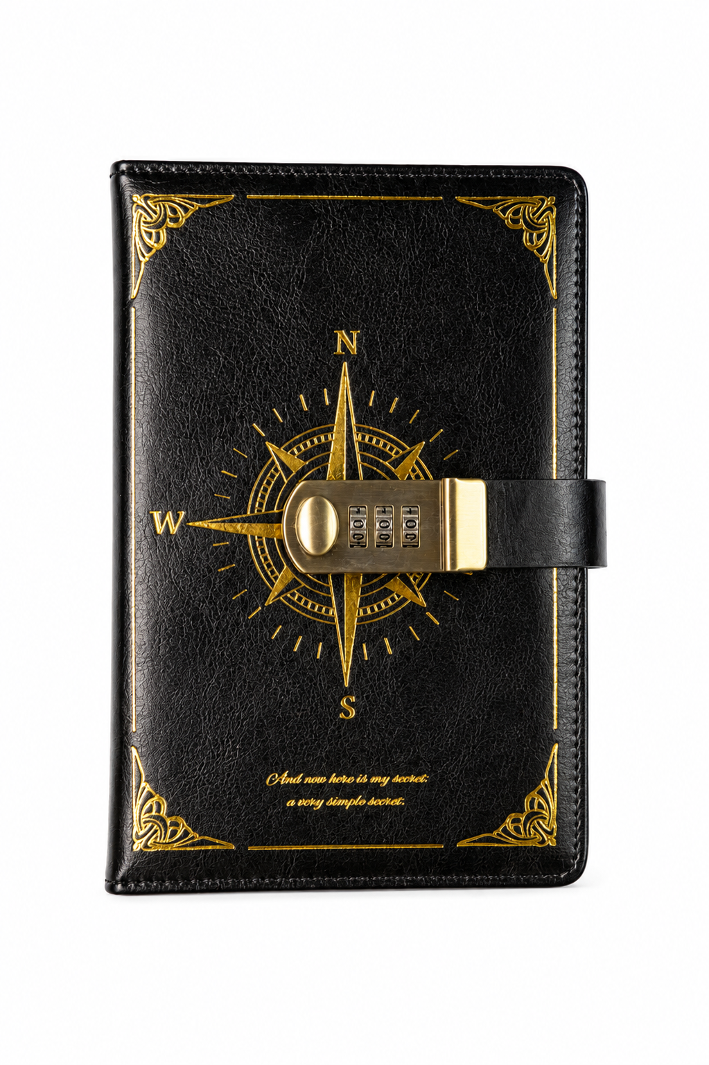 Vintage Lockable Notebook