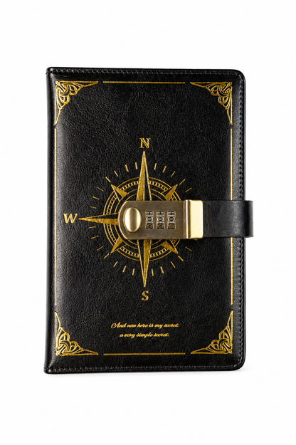 Vintage Lockable Notebook