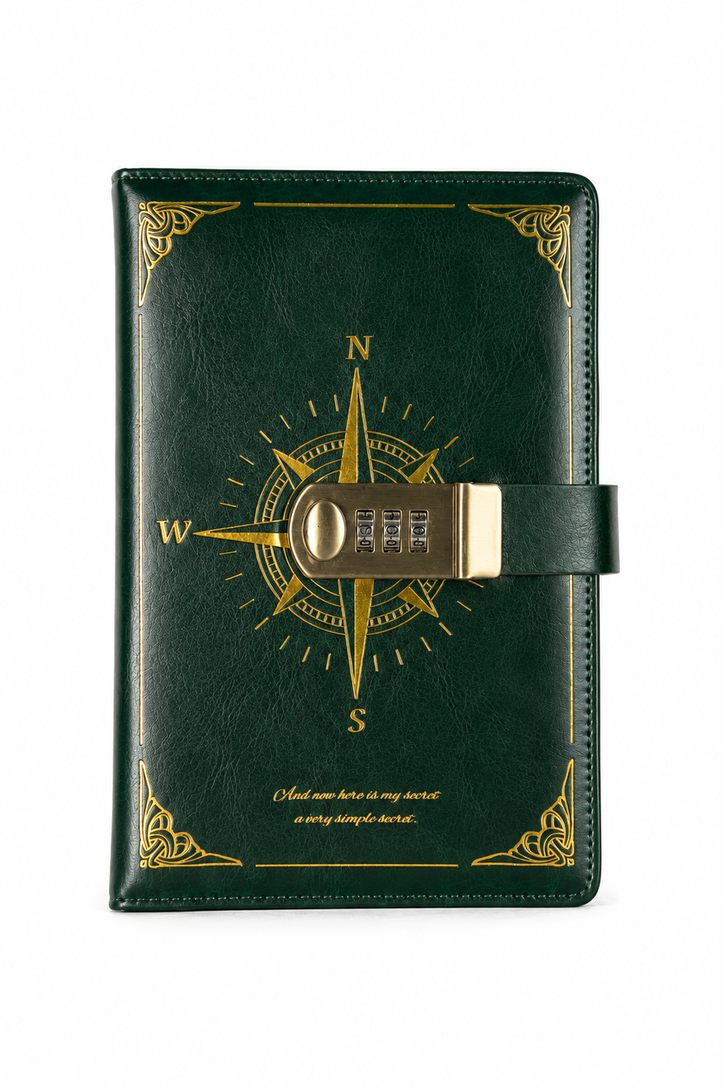 Vintage Lockable Notebook