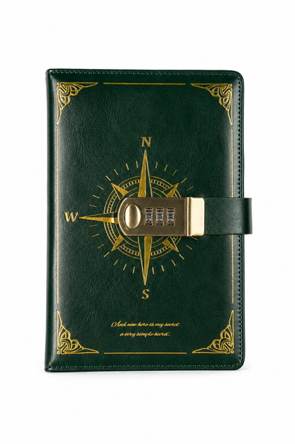 Vintage Lockable Notebook