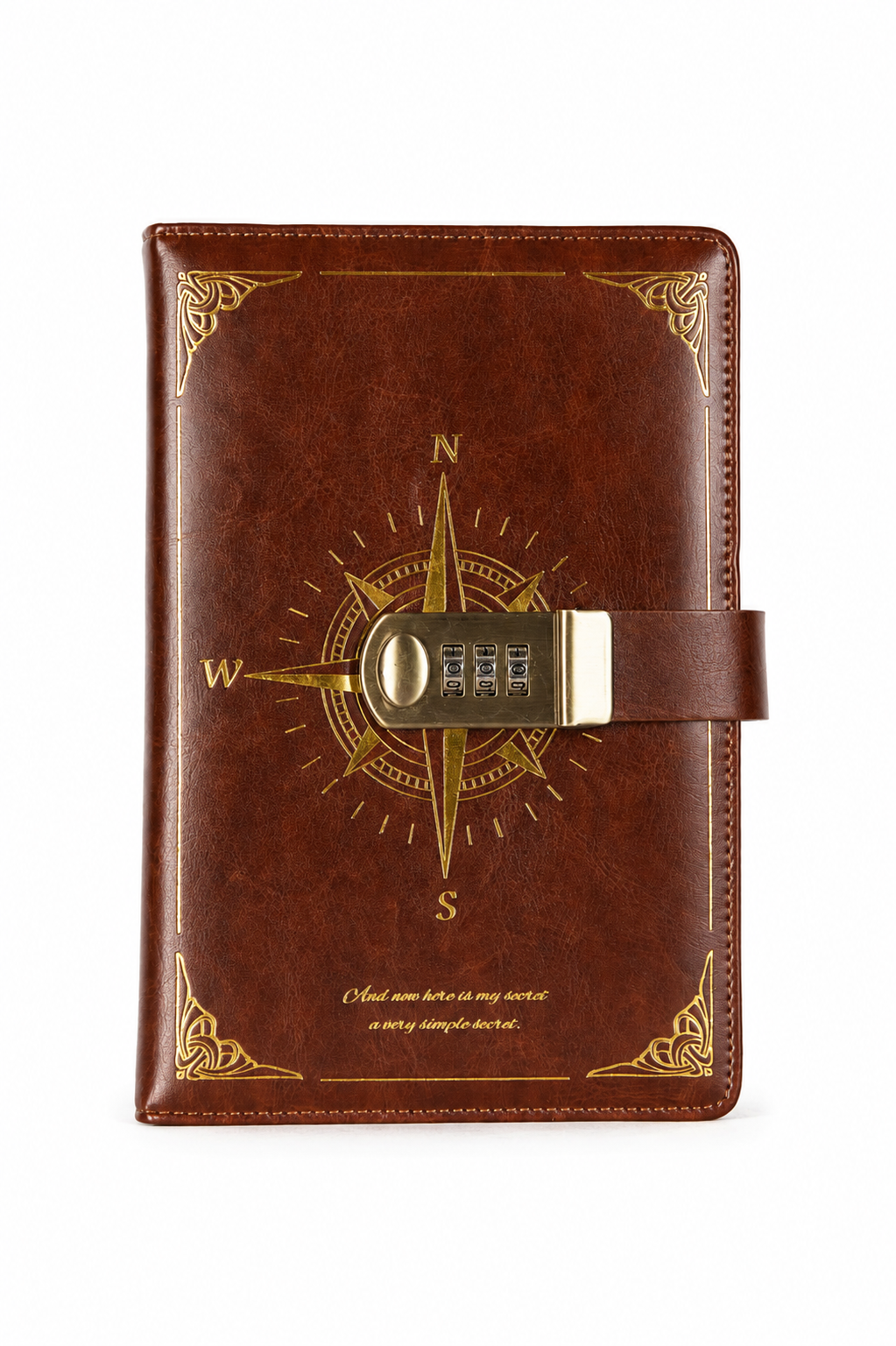 Vintage Lockable Notebook