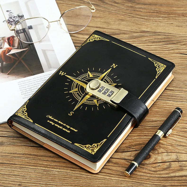 Luxurious Password-Protected Notebook
