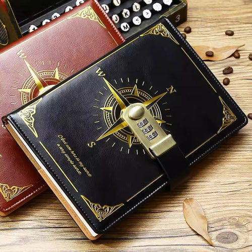 Luxurious Password-Protected Notebook