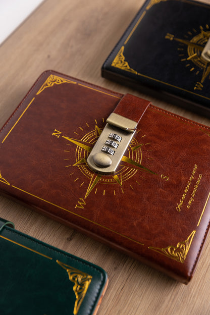 Vintage Lockable Notebook