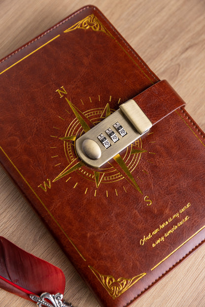 Vintage Lockable Notebook